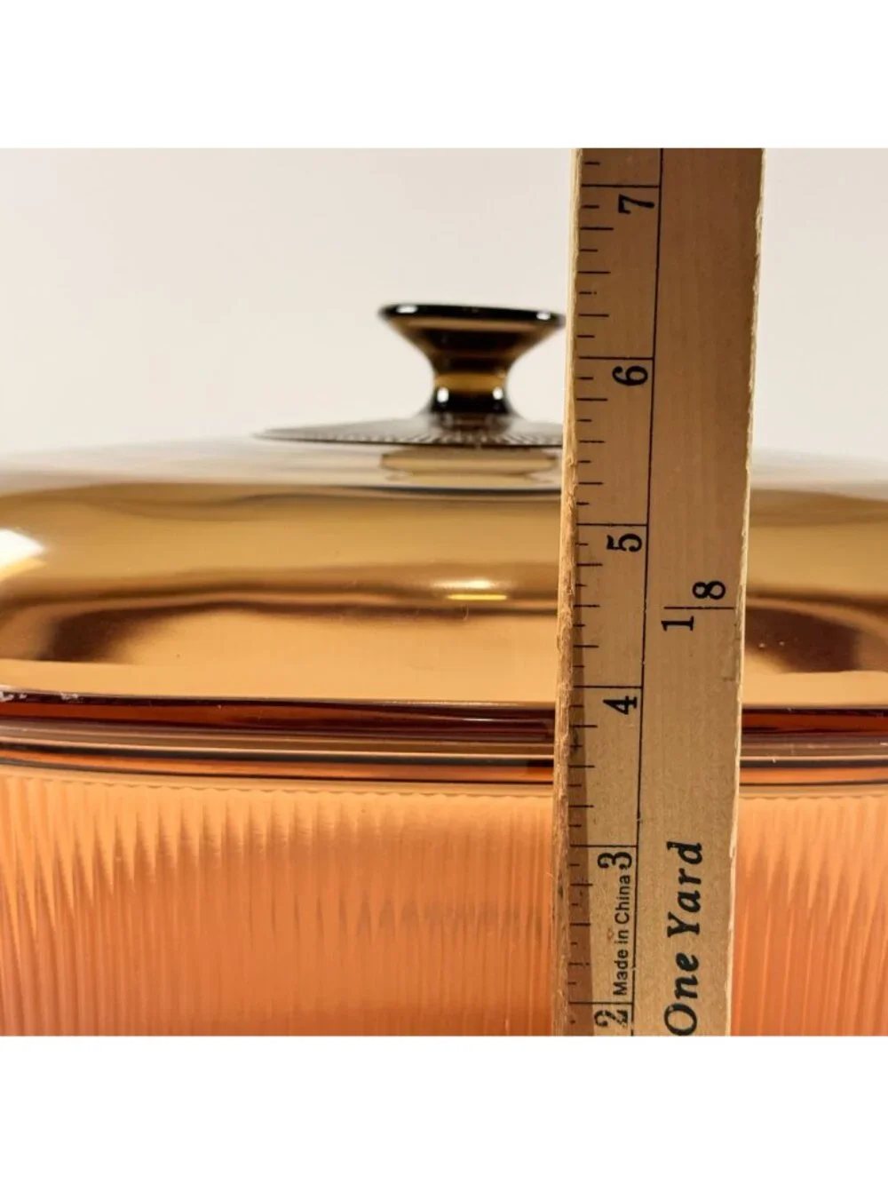 Vintage Visions Corning Brown Glass 4 L Roaster Casserole Pyrex Lid F-14-C